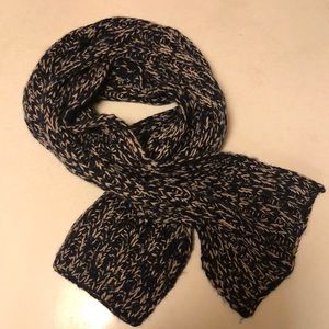 Kenneth Cole Navy & Khaki Knit Scarf